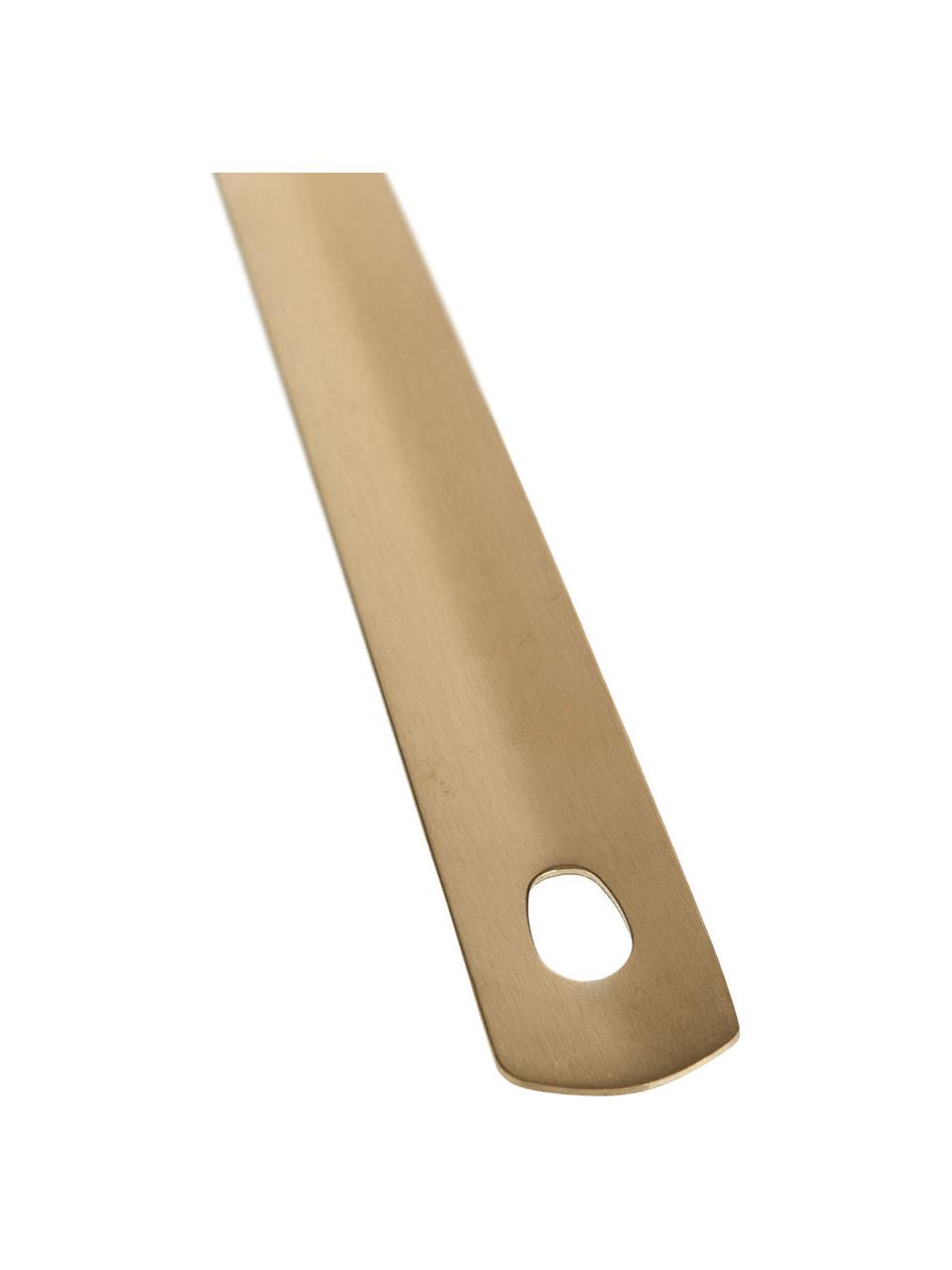 Sběračka Goldies, Potažená nerezová ocel, Matná zlatá, Š 12 cm, D 33 cm