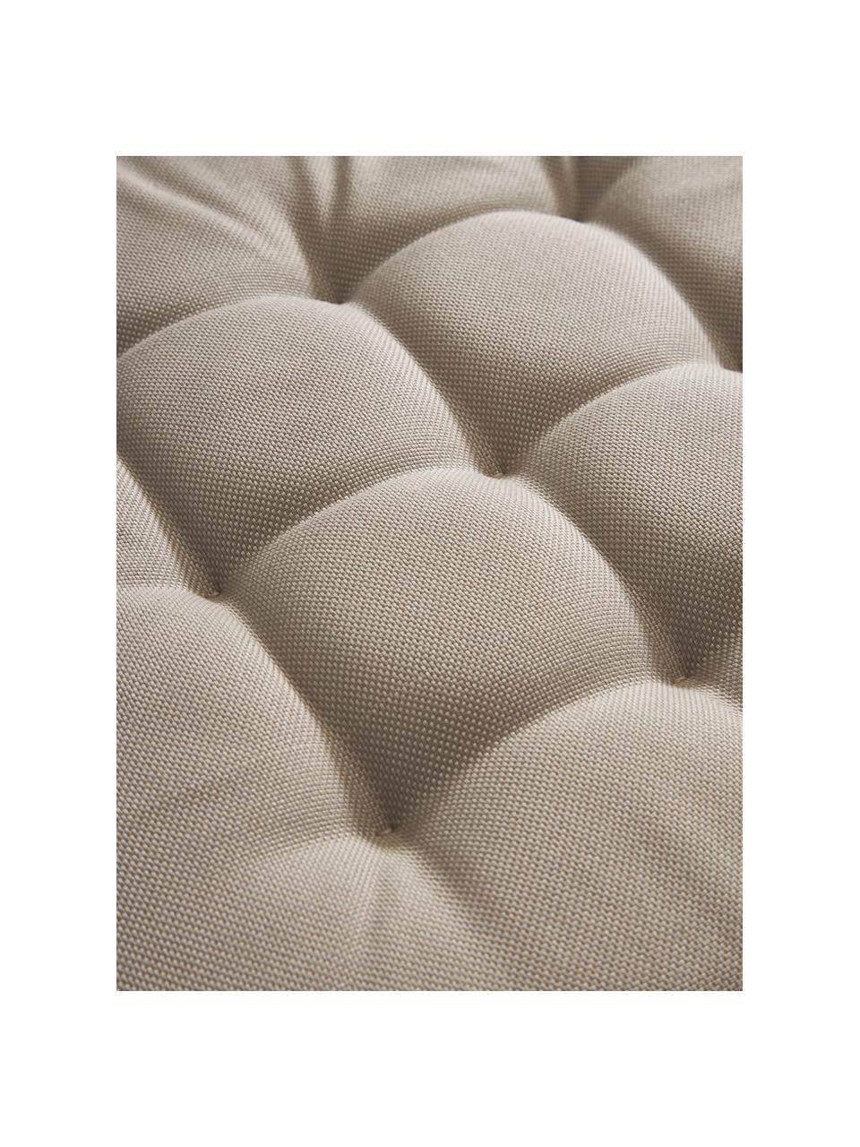 Cuscino sedia da esterno beige Olef, 100% cotone, Beige, Larg. 40 x Lung. 40 cm