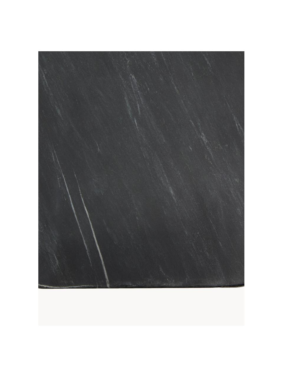 Planche à découper en marbre avec sangle de suspension Johana, Noir, marbré, larg. 38 x haut. 15 cm