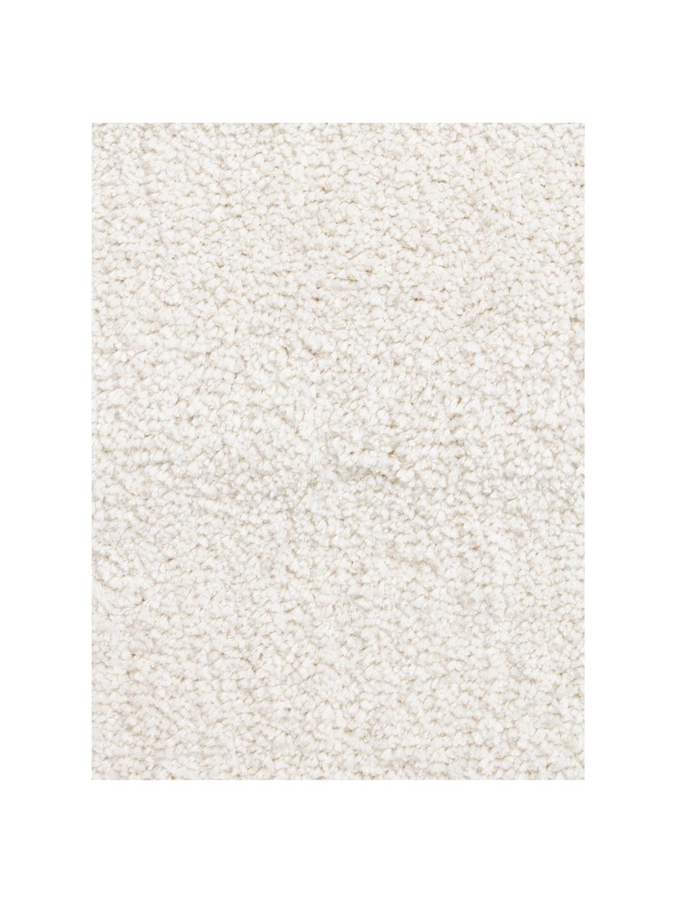 Flauschiger Hochflor-Teppich Leighton, Flor: Mikrofaser (100 % Polyest, Off White, B 120 x L 180 cm (Grösse S)