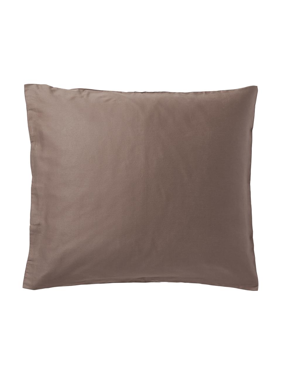Katoensatijnen kussenhoes Comfort, Weeftechniek: satijn Draaddichtheid 250, Bruin, B 60 x L 70 cm
