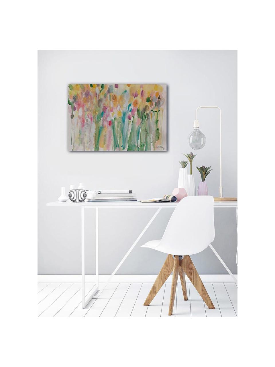 Impresión digital sobre lienzo Tulipanes Costero, Multicolor, An 60 x Al 40 cm