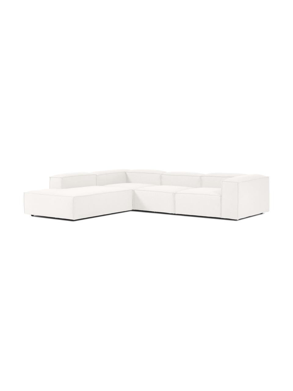 Modulárna XL rohová pohovka Lennon, Béžová, Š 329 x V 68 cm, ľavé rohové prevedenie
