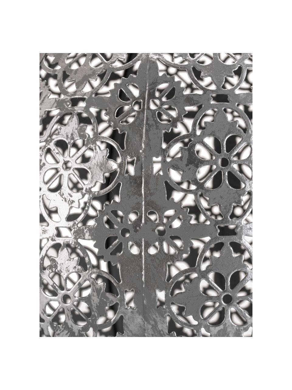 Lámpara farolillo solar para exterior Sunshine Aura, Lámpara: metal, Plateado, Ø 21 x Al 25 cm