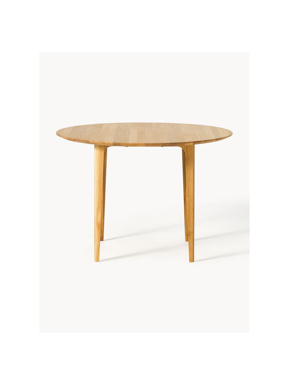 Table ronde en chêne Archie, Ø 110 cm, Bois de chêne huilé

Ce produit est fabriqué à partir de bois certifié FSC® issu d'une exploitation durable, Chêne, huilé, Ø 110 cm