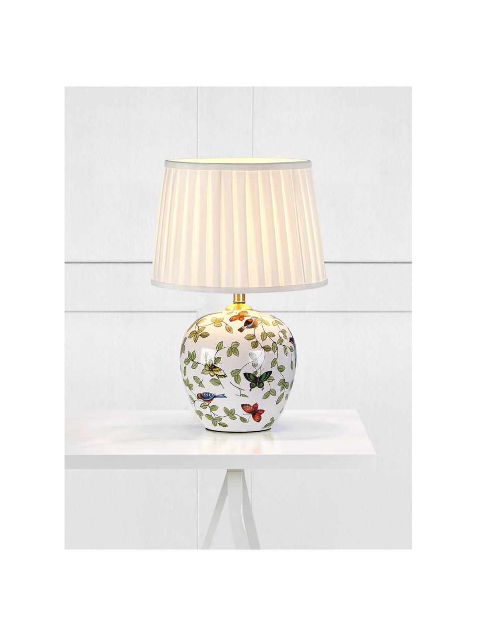 Keramická stolní lampa Mansion, Bílá, více barev, Ø 31 cm, V 45 cm