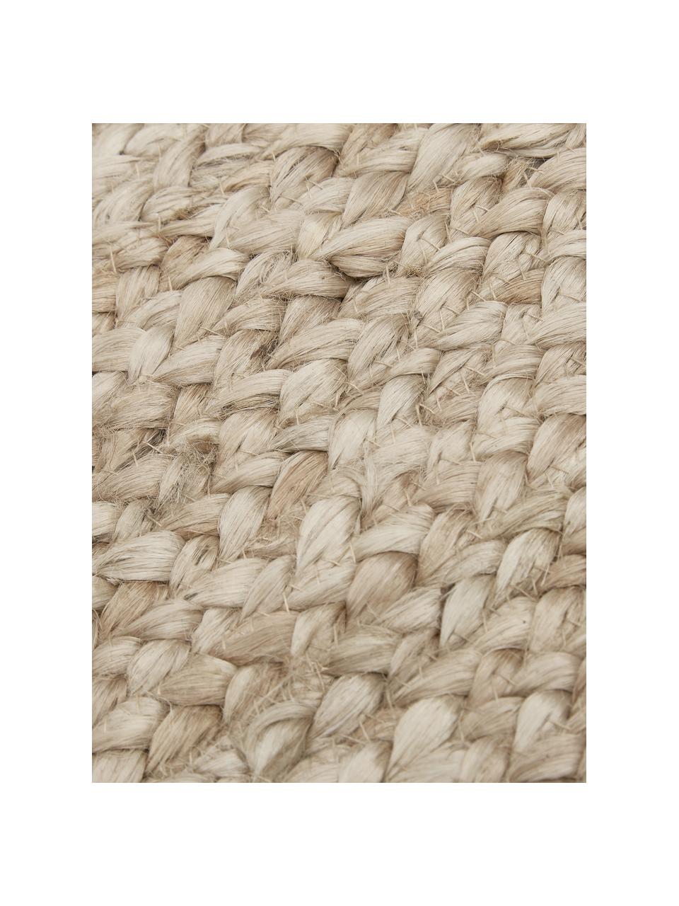 Okrągły ręcznie wykonany dywan z juty Sharmila, 100% juta

Ponieważ dywany z juty są szorstkie, są mniej odpowiednie do bezpośredniego kontaktu ze skórą, Beżowy, S 400 x D 500 cm (Rozmiar XXL)