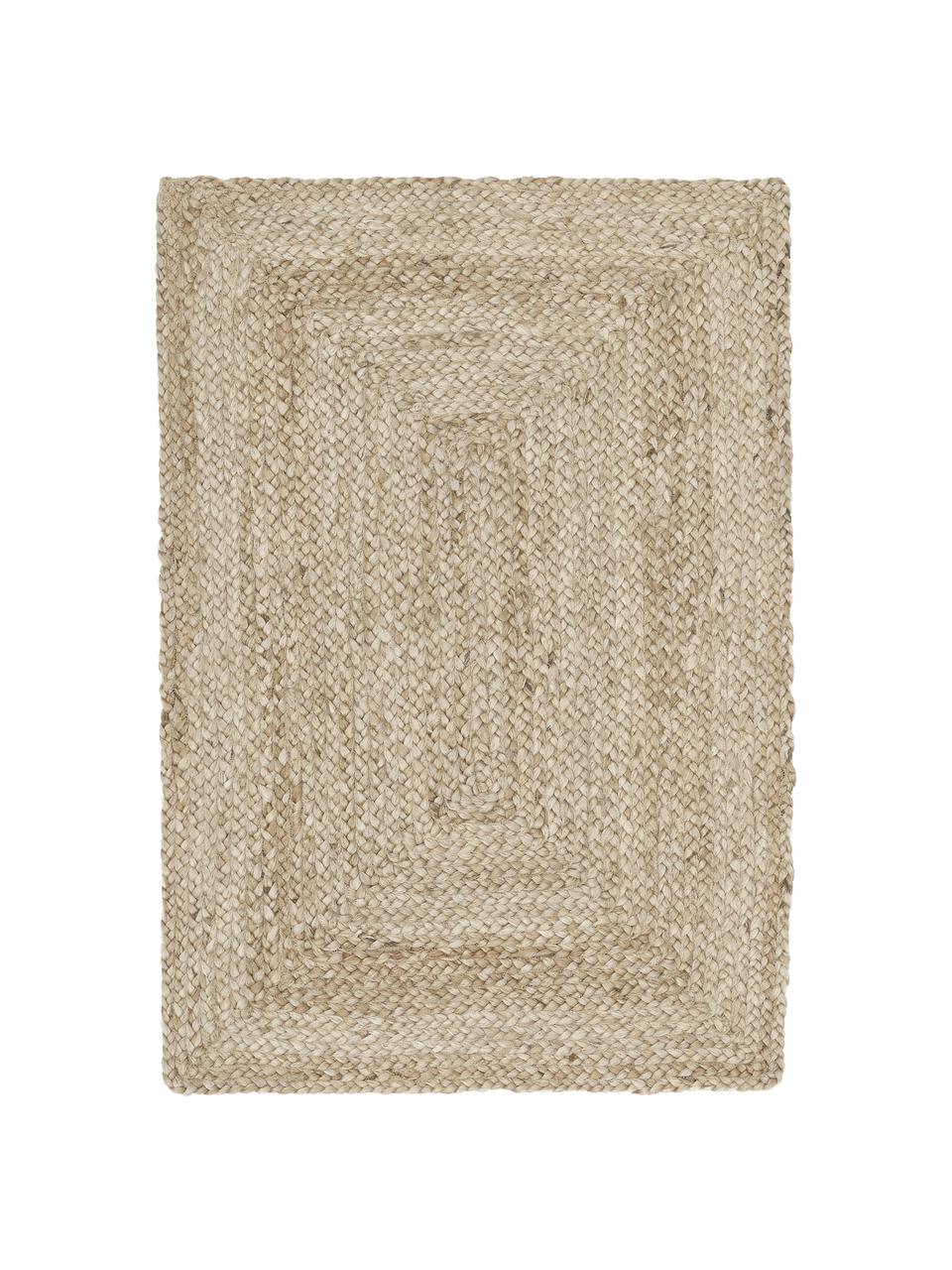 Handgefertigter Jute-Teppich Sharmila, 100% Jute, Braun, B 60 x L 90 cm (Grösse XXS)
