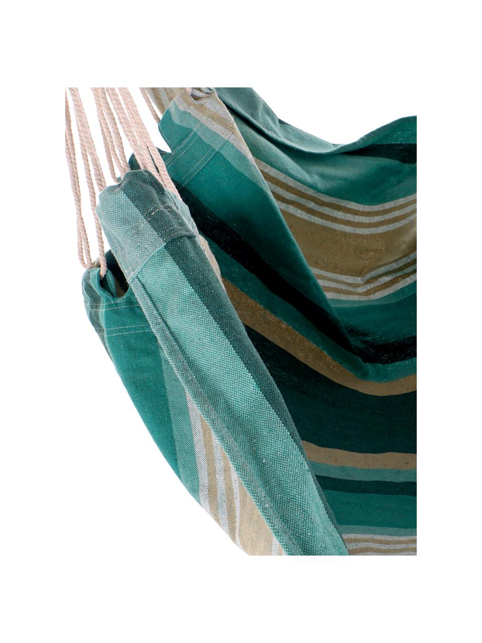 Silla colgante Pamut, Turquesa, multicolor, An 97 x Al 120 cm