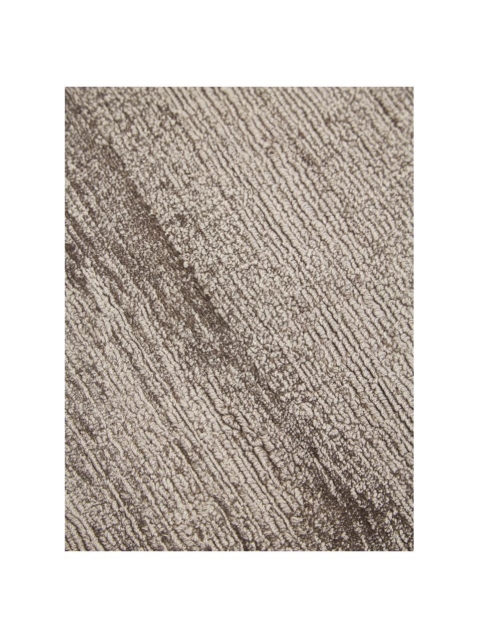 Tappeto in viscosa fatto a mano Jane, Retro: 100% cotone Il materiale , Taupe, Larg. 200 x Lung. 300 cm (taglia L)