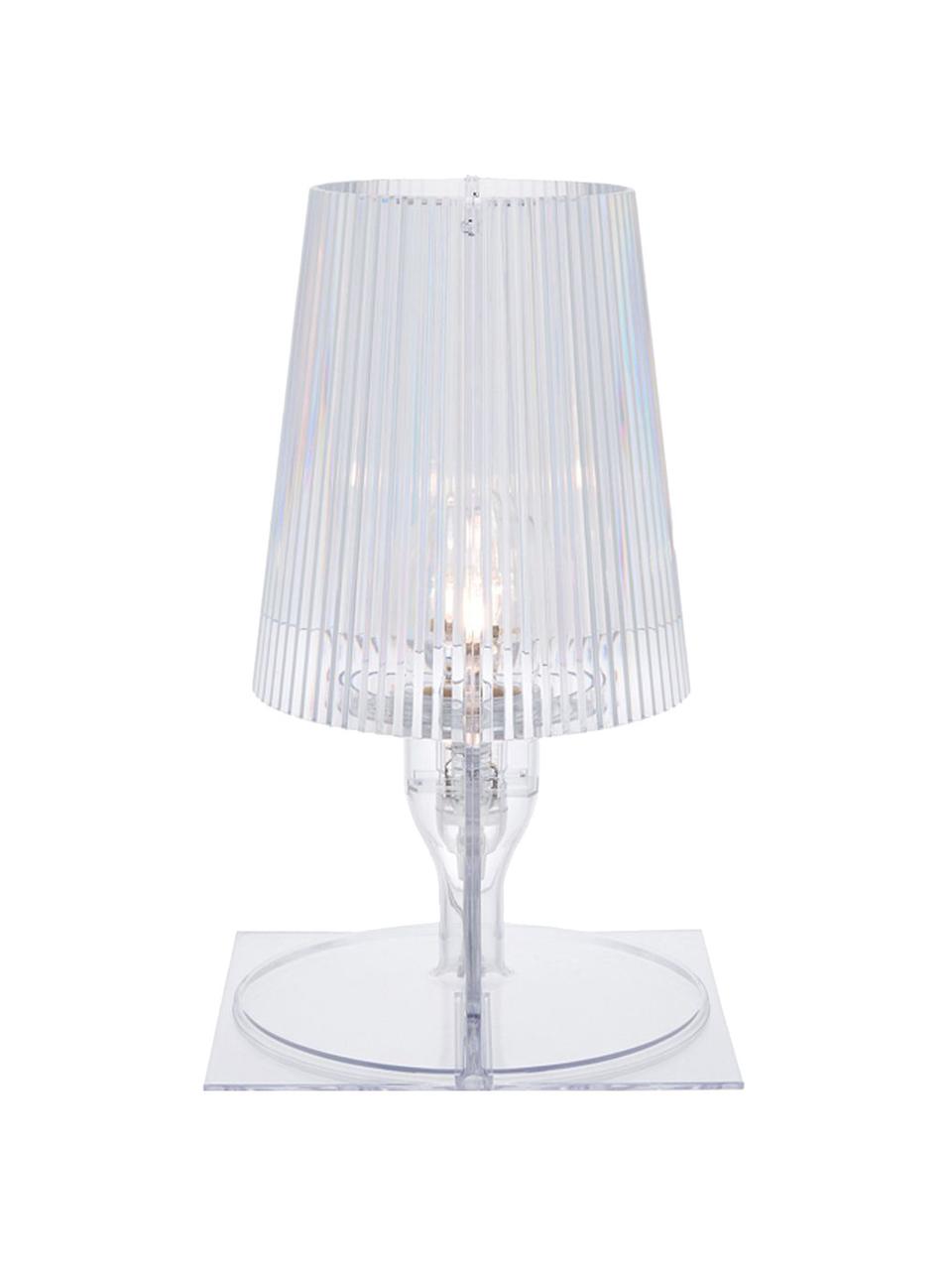 Malá LED stolní lampa Take, Transparentní, Š 19 cm, V 31 cm