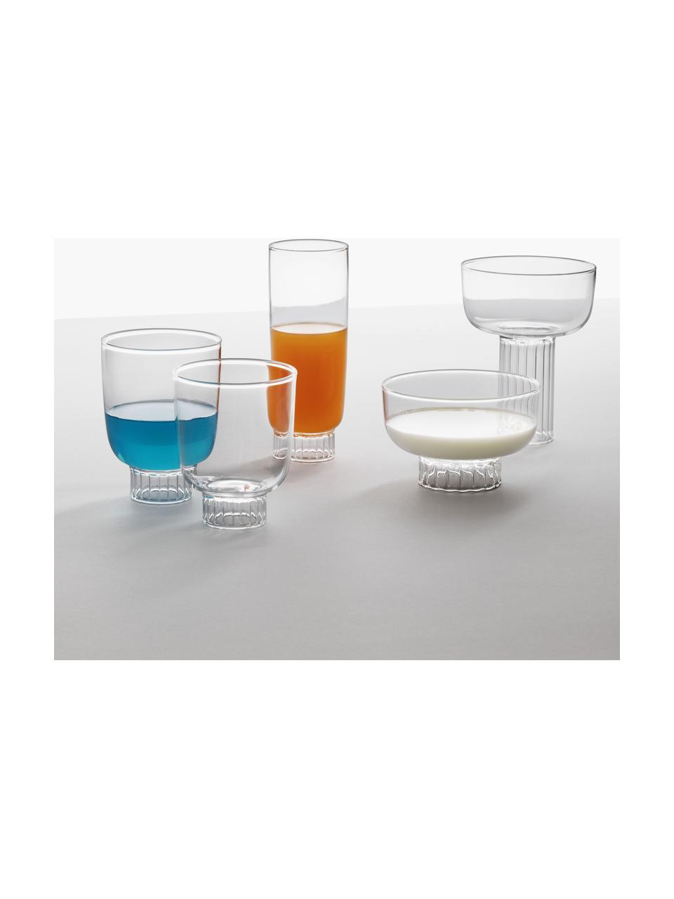 Handgefertigtes Cocktailglas Liberta, Borosilikatglas, Transparent, Ø 11 x H 7 cm, 320 ml