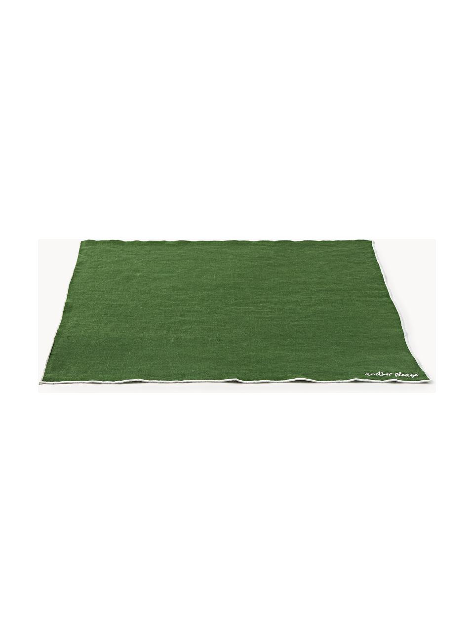 Sets de table Cosmo, 4 pièces, 100 % coton

Le matériau est certifié STANDARD 100 OEKO-TEX®, 4854CIT, CITEVE, Vert foncé, larg. 45 x long. 50 cm