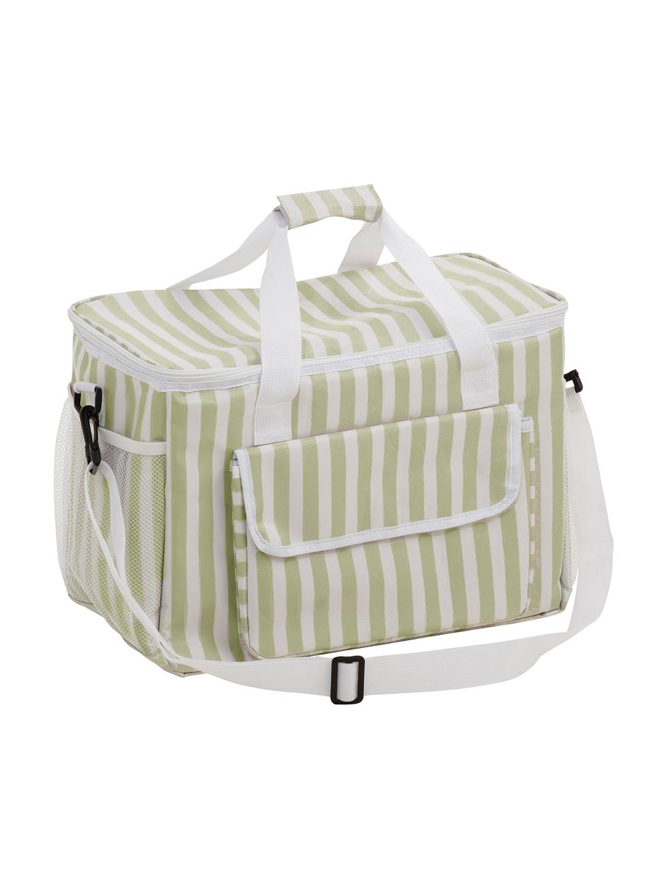 Picknick-Kühltasche Clair, Bezug: Polyester, Beige, gebrochenes Weiß, B 42 x H 30 cm