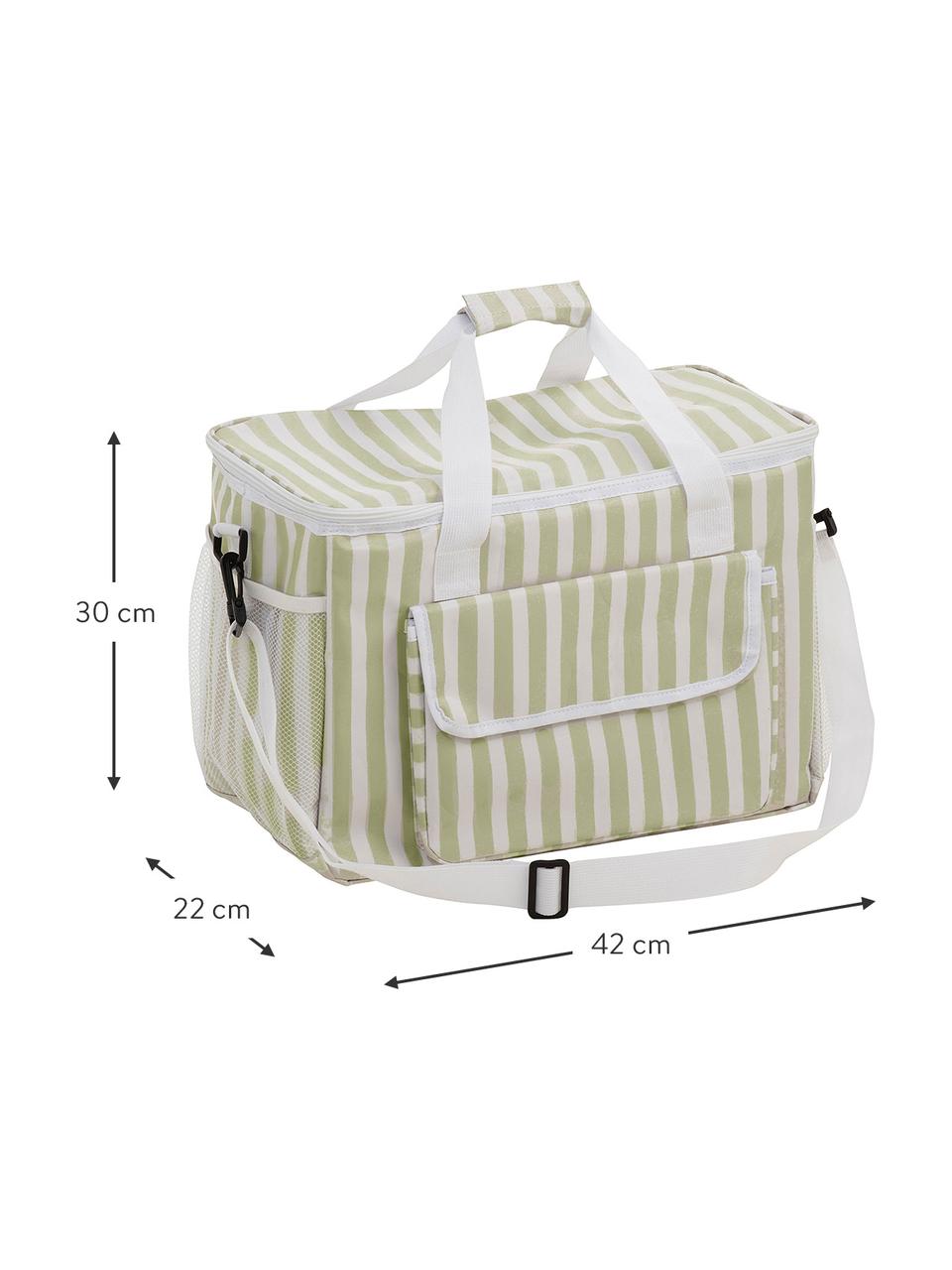 Picknick-Kühltasche Clair, Bezug: Polyester, Beige, gebrochenes Weiß, B 42 x H 30 cm