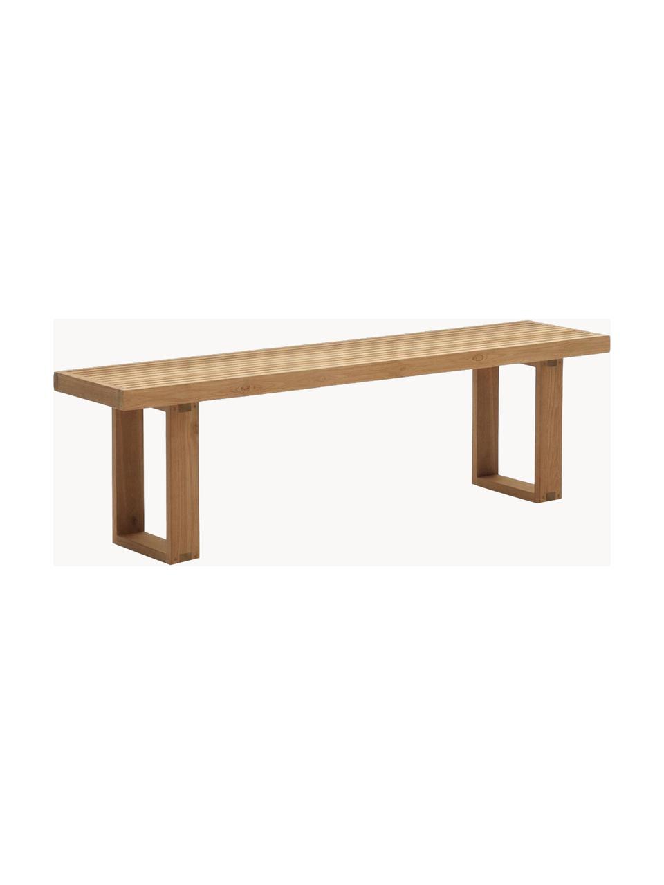 Panca da giardino in legno di teak Canadell, 100% legno di teak, Legno di teak, Larg. 170 x Alt. 46 cm