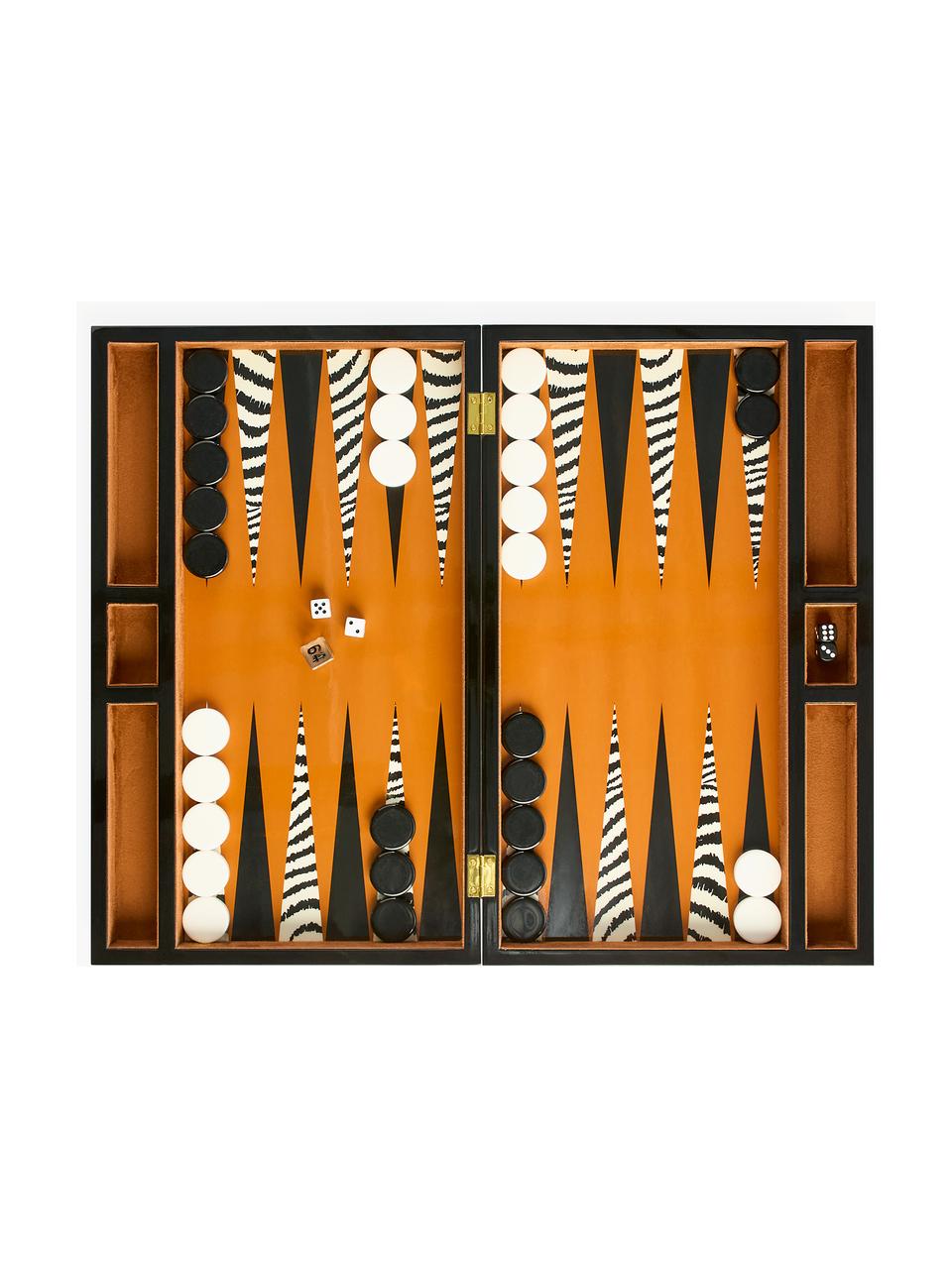 Backgammon Zebra, Box: Holz, Zebra, B 47 x T 29 cm