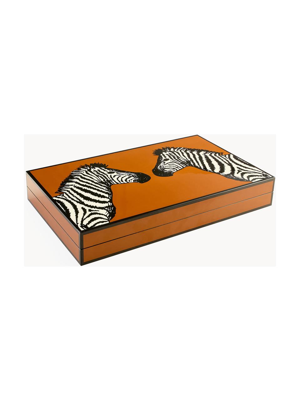 Gra Backgammon Zebra, Zebra, S 47 x G 29 cm