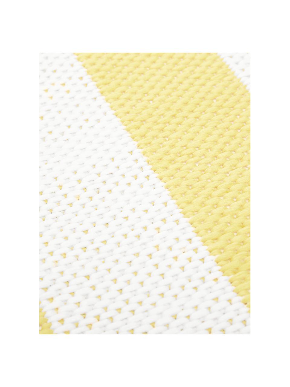 Alfombra de interior/exterior Axa, 86% polipropileno, 14% poliéster, Blanco crema, amarillo, An 160 x L 230 cm (Tamaño M)