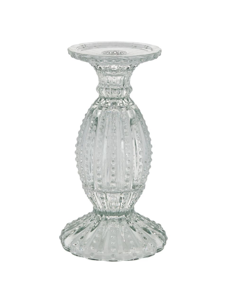 Candelabro in vetro Silva, Vetro, Trasparente, Ø 11 x Alt. 19 cm