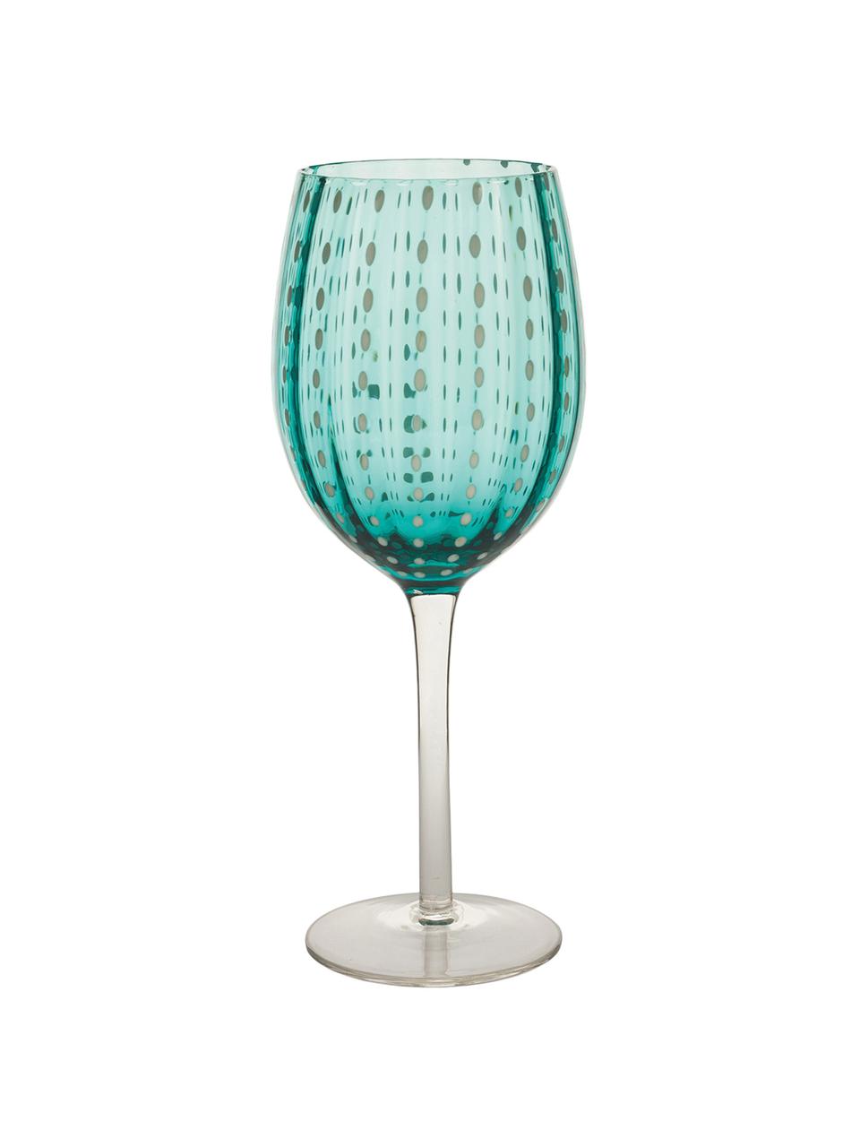 Wijnglazenset Shiraz, set van 6, Glas, Meerkleurig, Ø 7 x H 23 cm, 300 ml