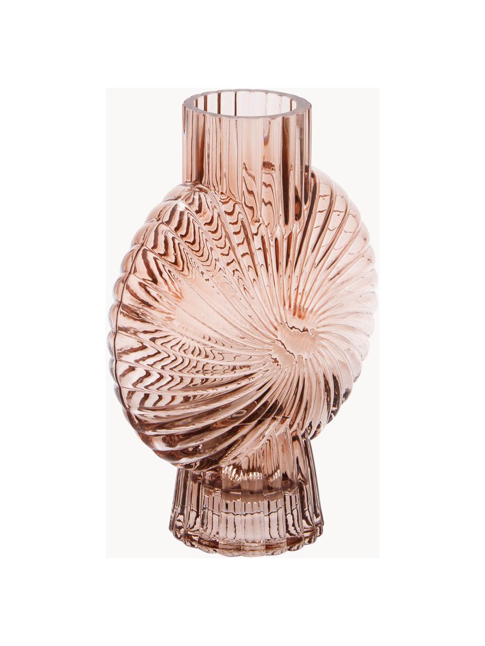 Grosse Design-Vase Galaxy, Glas, Apricot, B 23 x H 32 cm