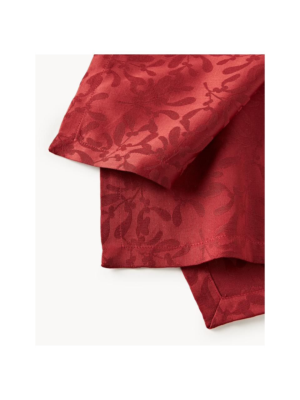 Serviettes en textile avec motif hivernal Hollyn, 4 pièces, 100 % coton

Le matériau est certifié STANDARD 100 OEKO-TEX®, 2534CIT, CITEVE, Rouge, larg. 45 x long. 45 cm