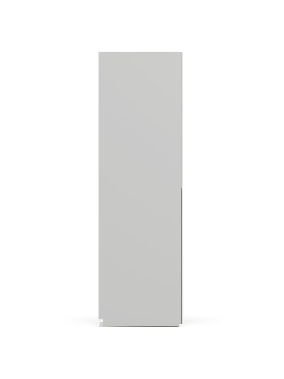 Modularer Drehtürenschrank Leon, 250 cm Breite, mehrere Varianten, Korpus: Spanplatte, FSC-zertifizi, Grau, Basic Interior, B 250 x H 200 cm