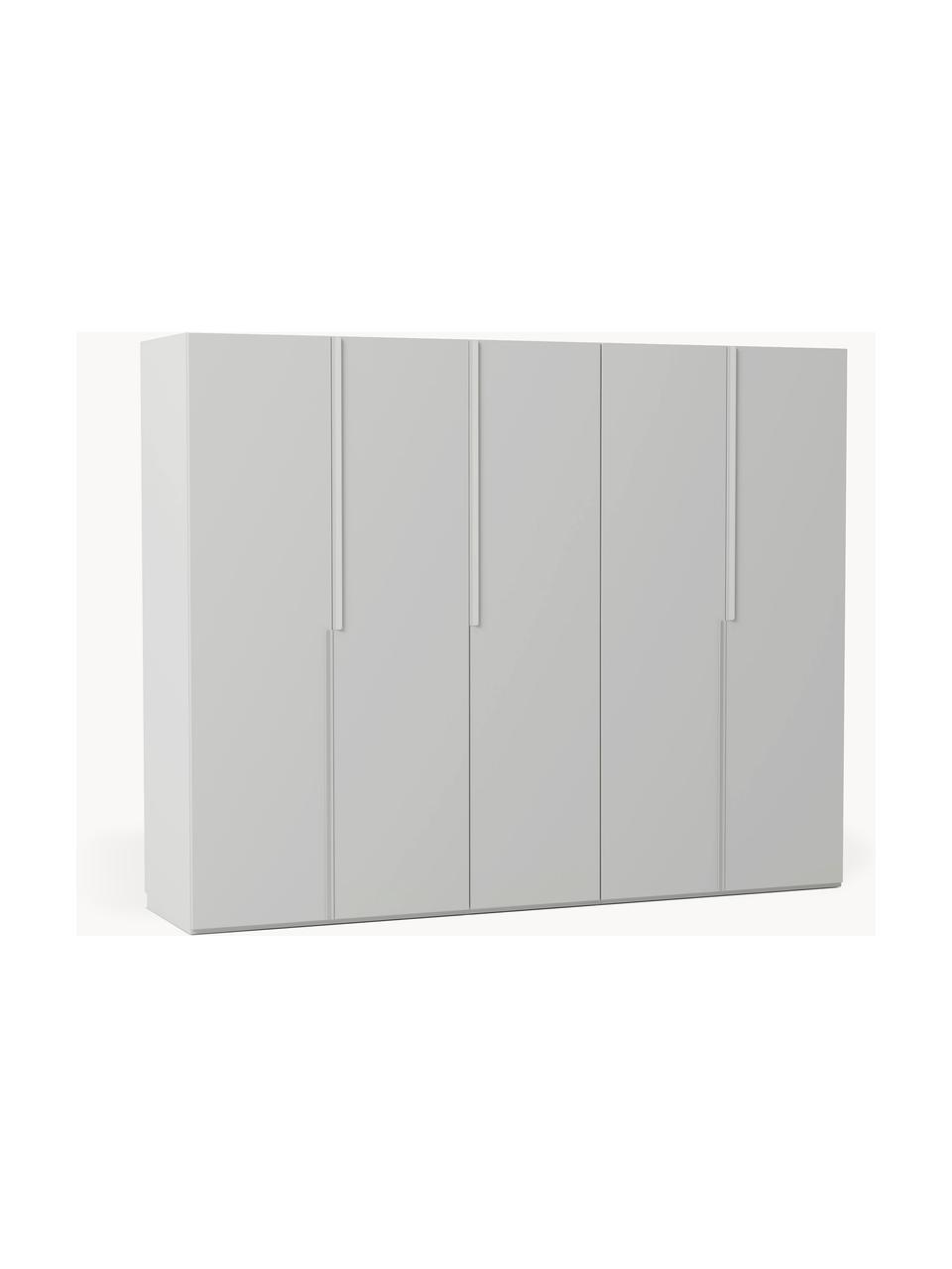 Armoire modulaire à portes battantes Leon, larg. 250 cm, plusieurs variantes, Gris clair, Basic Interior, larg. 250 x haut. 200 cm