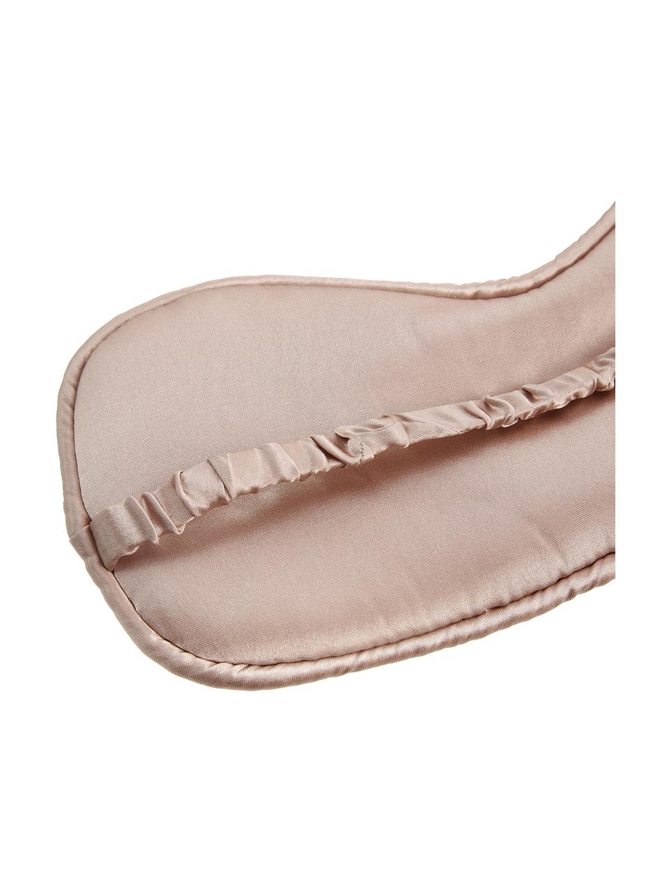 Masque de sommeil en soie Silke, Beige, taupe, larg. 21 x haut. 9 cm