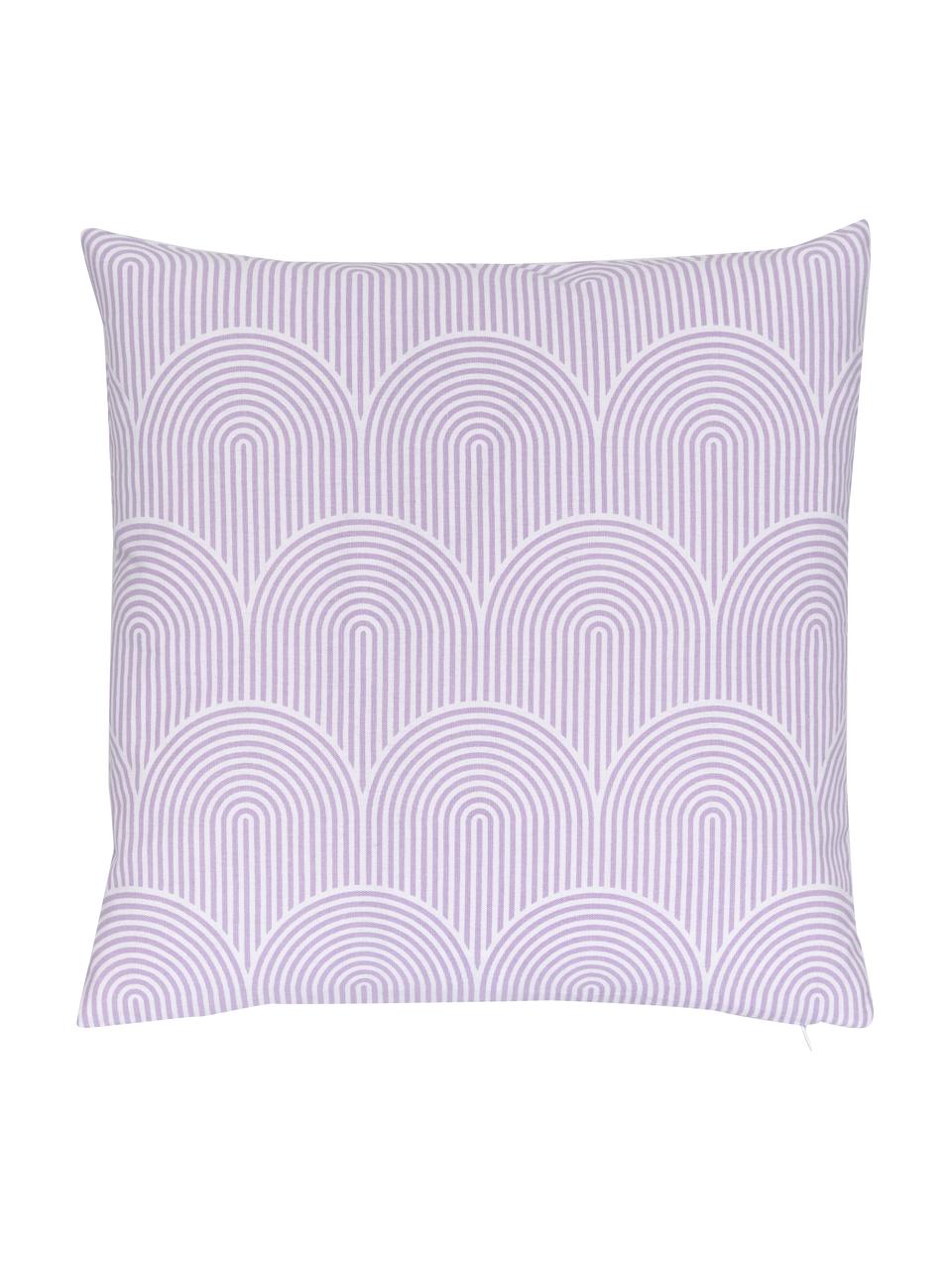 Poszewka na poduszkę z bawełny Arc, 100% bawełna, Lila, S 45 x D 45 cm