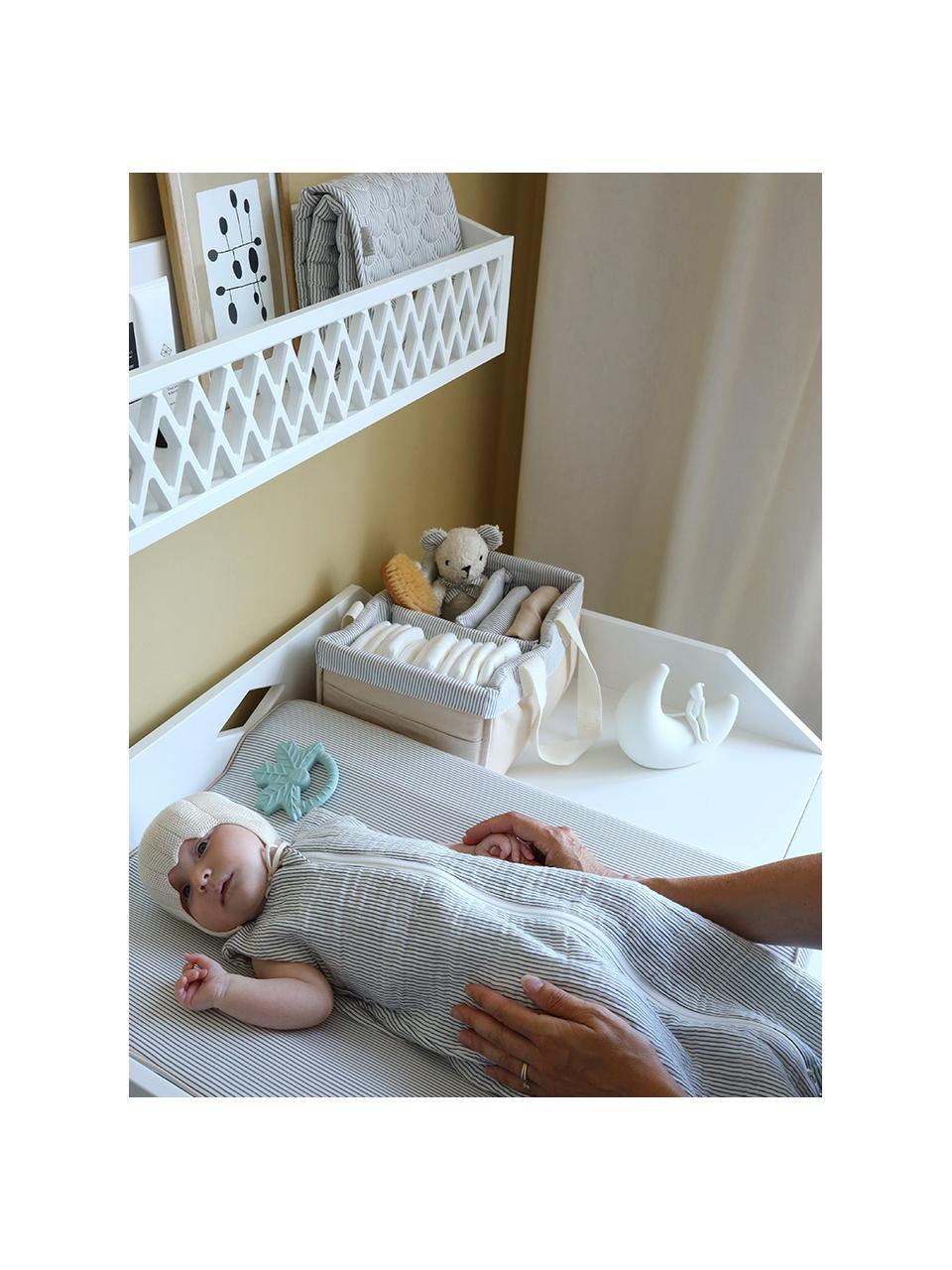 Przytulanka z bawełny organicznej Teddy, Tapicerka: 100% bawełna organiczna z, Brązowy, S 10 x W 27 cm
