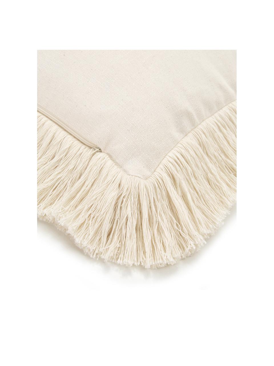 Housse de coussin 40x40 beige Tine, Beige clair