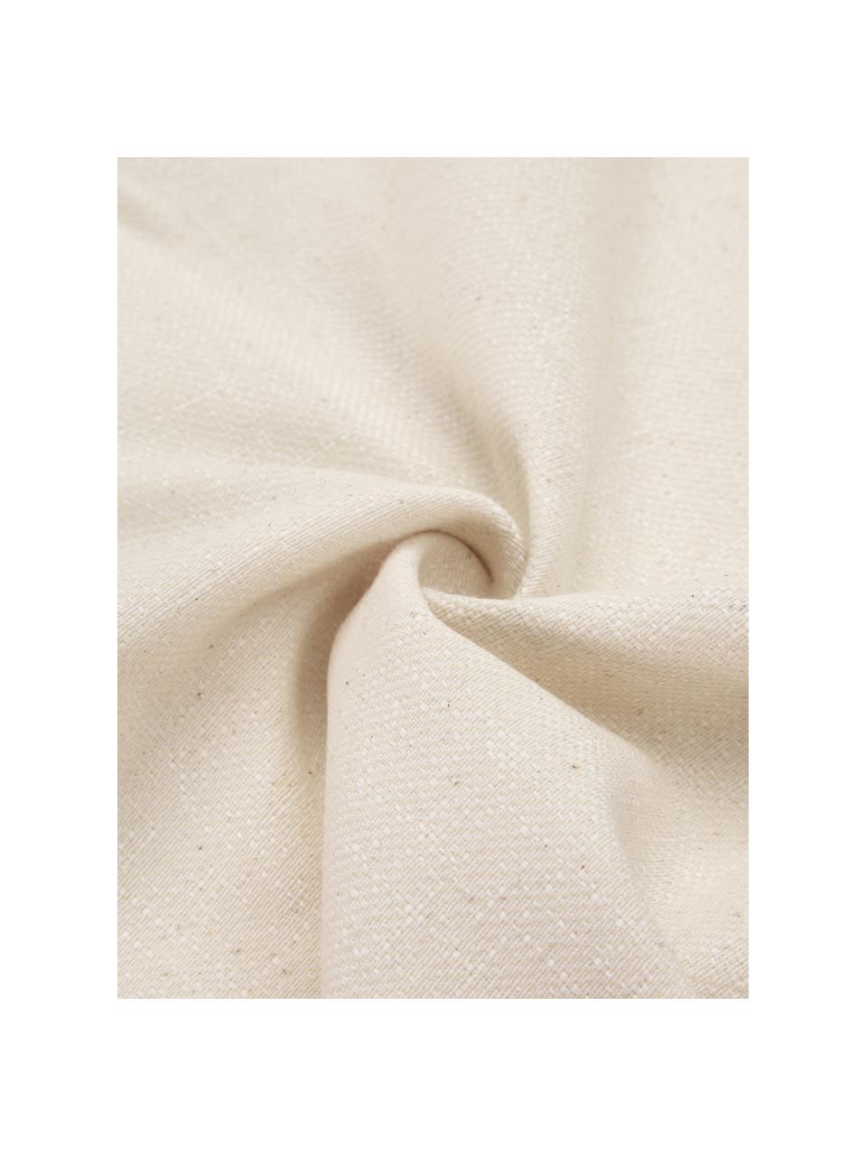 Housse de coussin 40x40 beige Tine, Beige clair