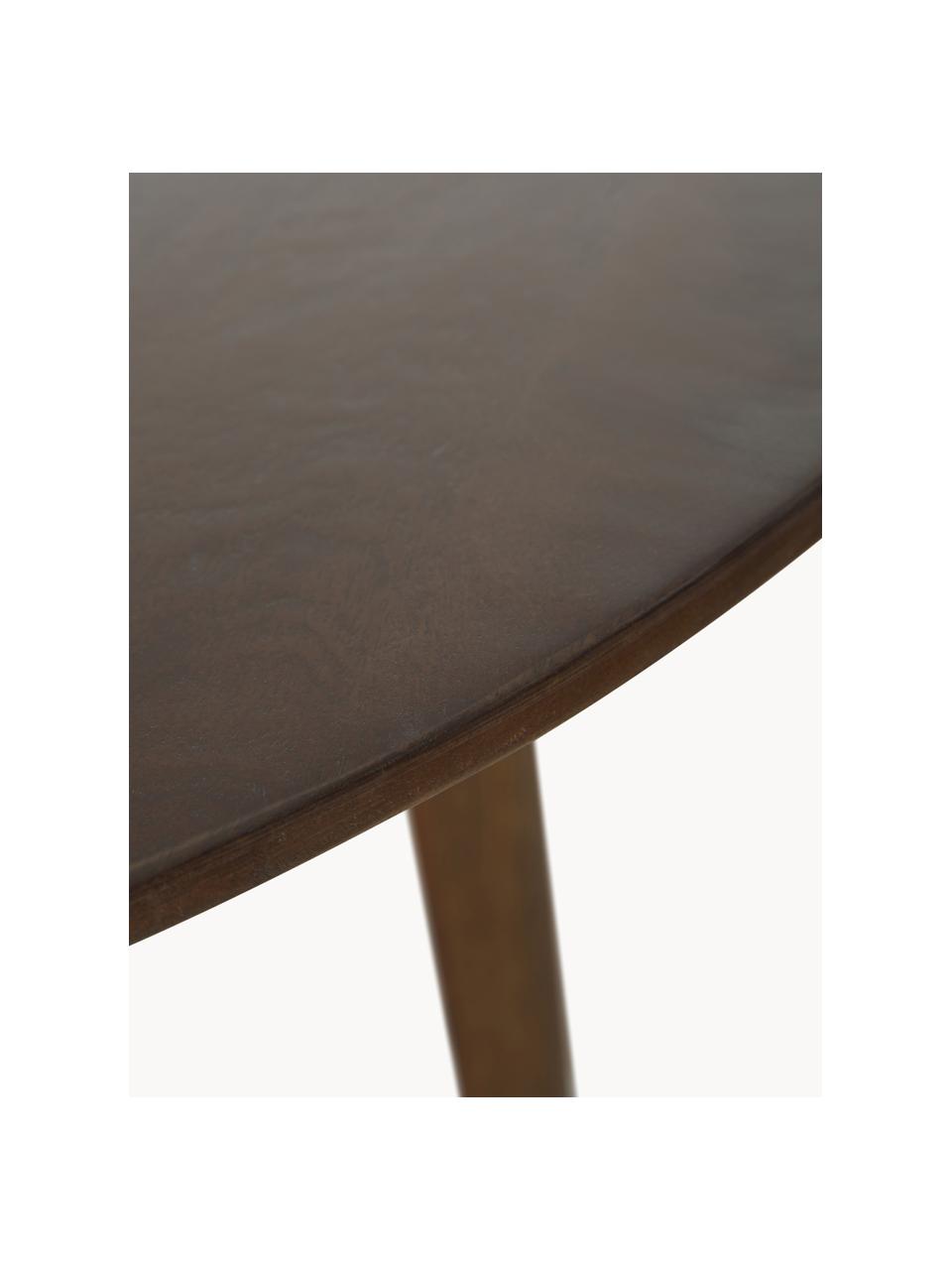 Kulatý jídelní stůl z masivního mangového dřeva Archie, Ø 110 cm, Masivní lakované mangové dřevo

Tento produkt je vyroben z udržitelných zdrojů dřeva s certifikací FSC®., Mangové dřevo, Ø 110 cm