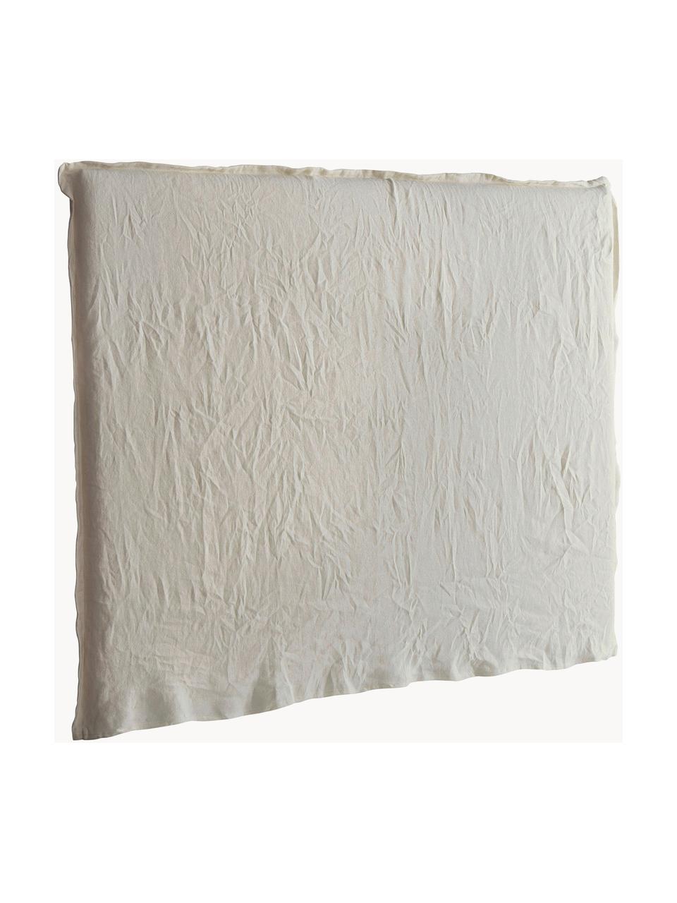 Linnen hoofdbord Palma, Bekleding: 100 % linnen, Linnen lichtbeige, B 160 cm x H 122 cm