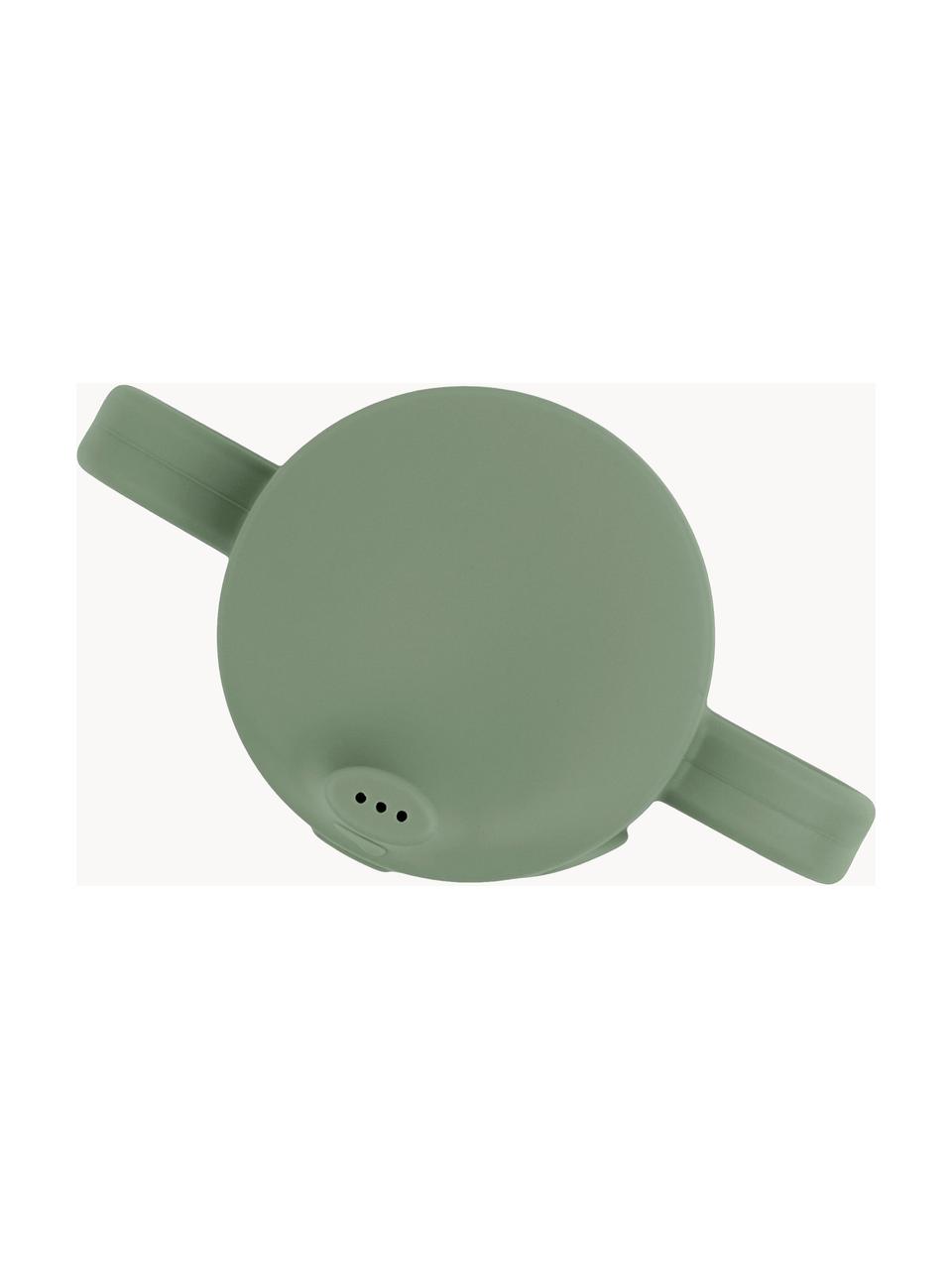 Tazza-borraccia Peekaboo, 100% silicone, Verde salvia, Ø 7 x Alt. 9 cm, 120 ml