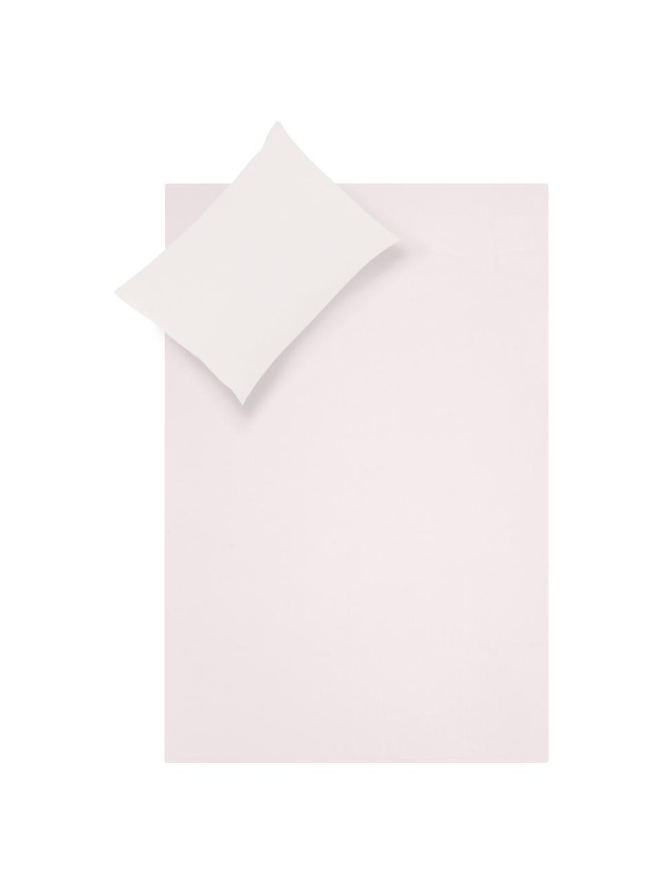 Biancheria da letto rosa in raso di cotone Comfort, Tessuto: raso Densità del filo 250, Rosa chiaro, 240 x 300 cm + 2 federe 50 x 80 cm