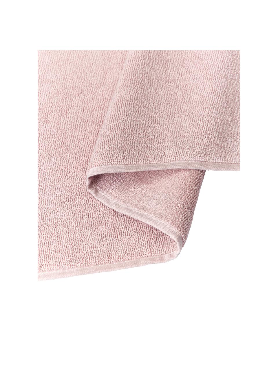 Dywanik łazienkowy z bawełny organicznej Premium, antypoślizgowy, Brudny różowy, S 50 x D 70 cm