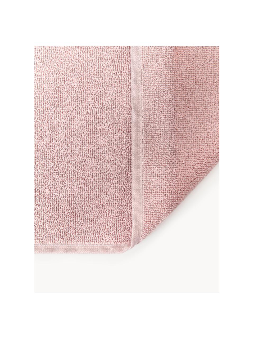 Tappeto bagno antiscivolo in cotone organico Premium, 100% cotone organico certificato GOTS (da GCL International, GCL-300517).
Qualità pesante, 750 g/m², Rosa cipria, Larg. 50 x Lung. 70 cm