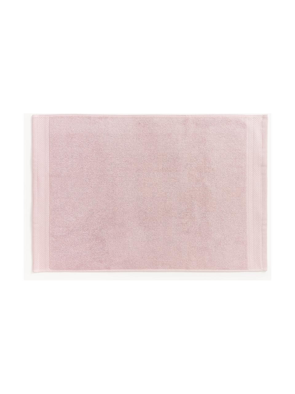 Tapis de bain antidérapant coton bio Premium, 100 % coton bio certifié GOTS (par GCL International, GCL-300517)
Qualité supérieure 750 g/m², Vieux rose, larg. 50 x long. 70 cm