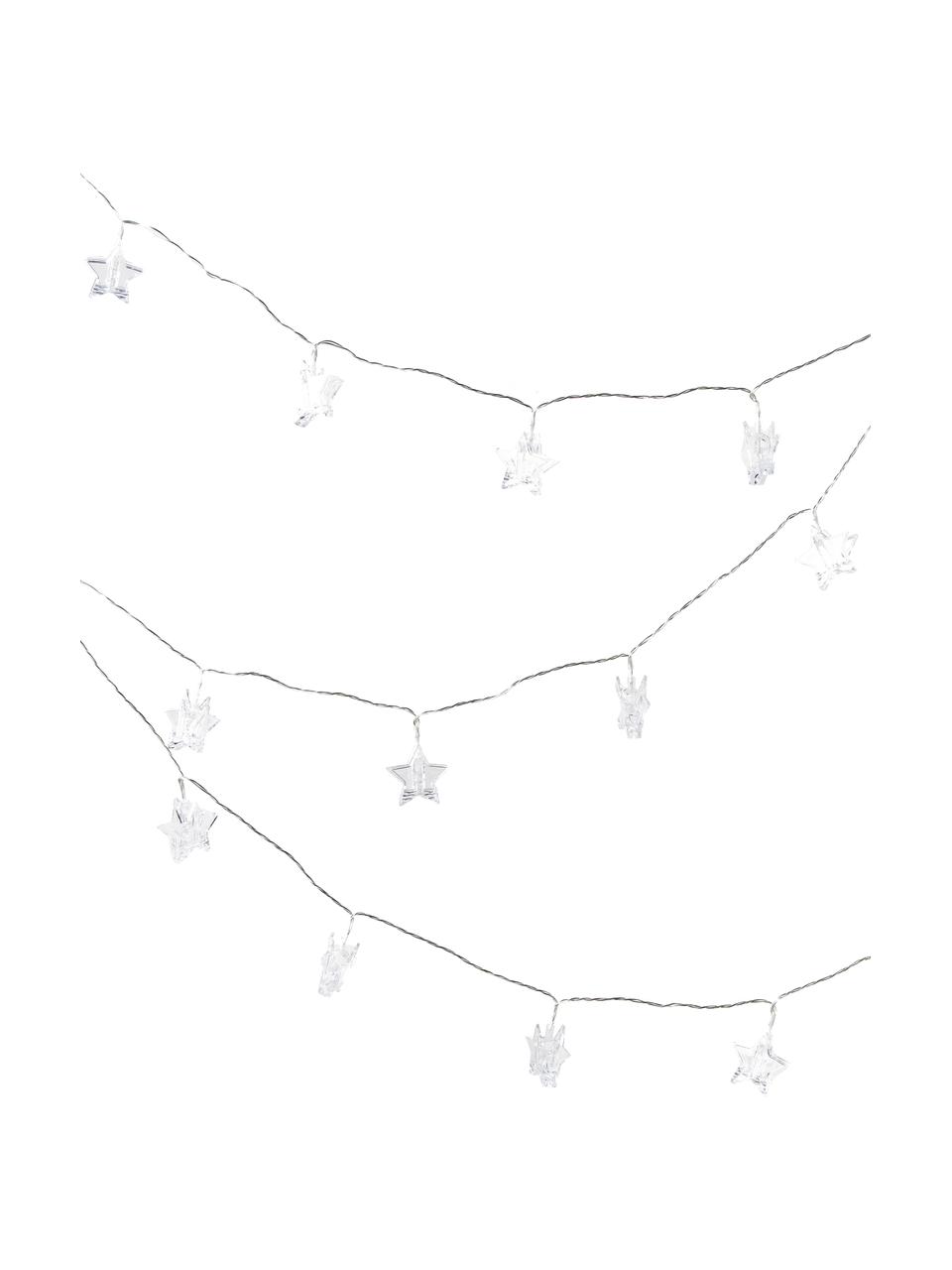 Zewnętrzna girlanda świetlna LED Bianca, dł. 450 cm i 16 lampionów, Tworzywo sztuczne, Transparentny, S 450 x W 5 cm
