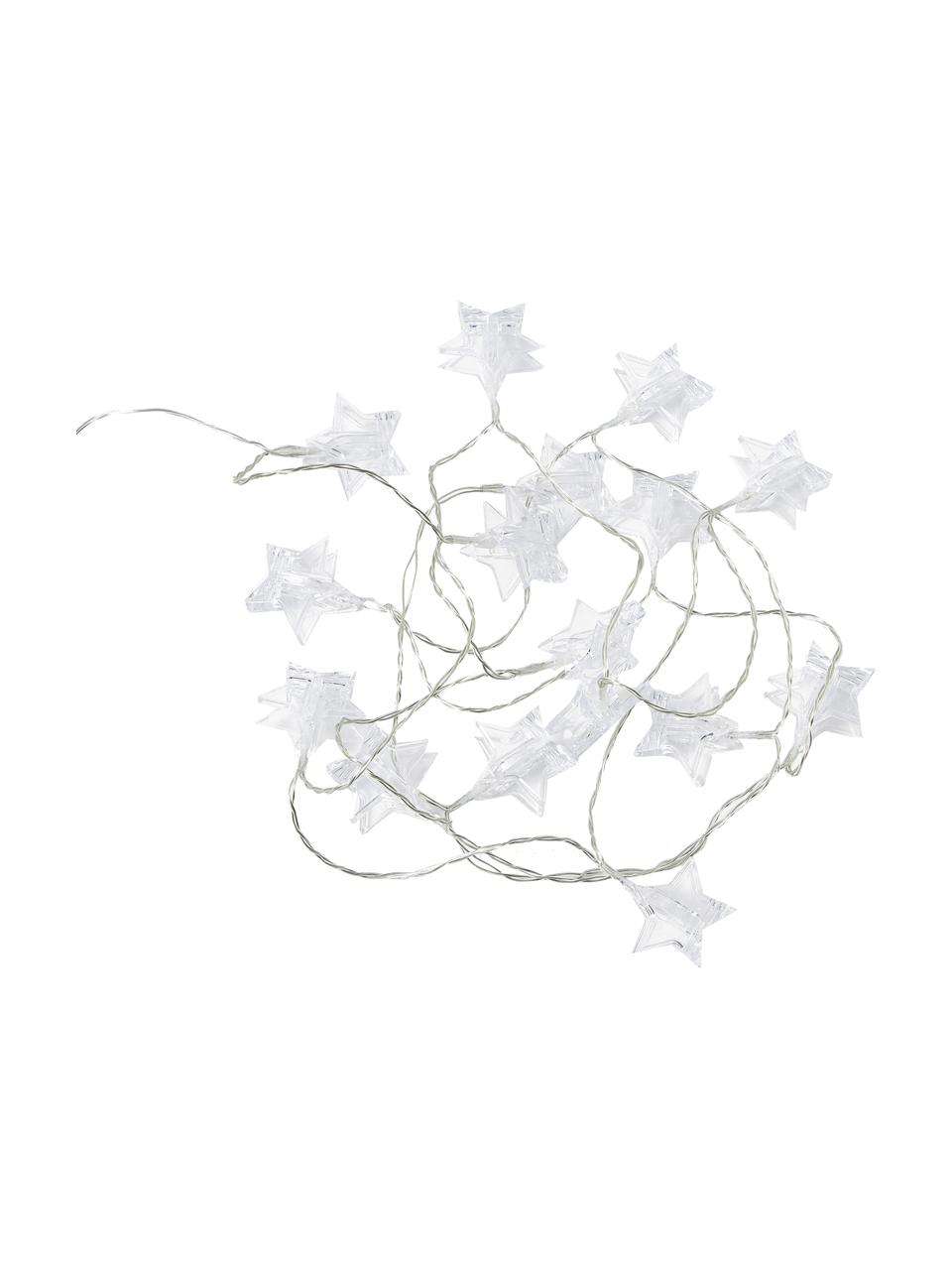 Guirlande lumineuse LED d'extérieur Bianca, 450 cm, 16 lampions, Plastique, Transparent, larg. 450 x haut. 5 cm