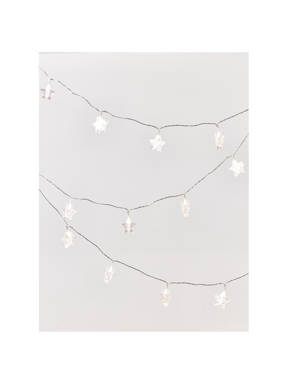 Zewnętrzna girlanda świetlna LED Bianca, dł. 450 cm i 16 lampionów, Tworzywo sztuczne, Transparentny, S 450 x W 5 cm