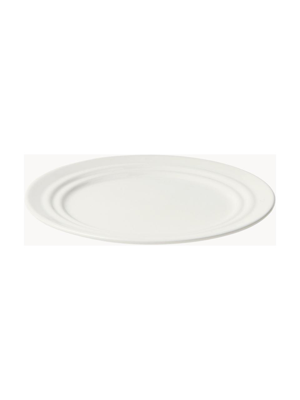 Assiette à petit déjeuner faite main Stevns, Grès cérame émaillé, Blanc cassé, haute brillance, Ø 16 cm