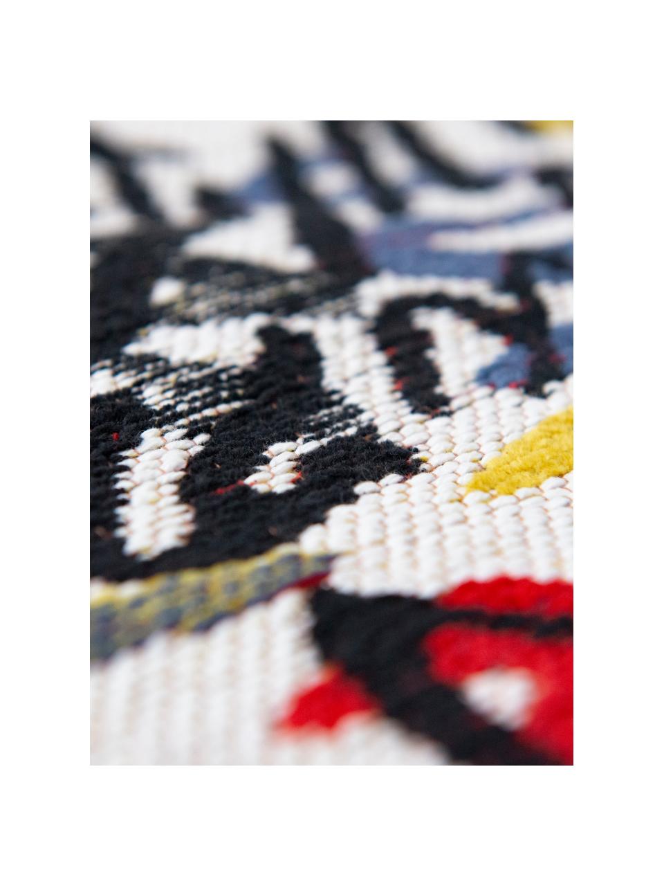 Tapis avec motif abstrait Street Graph, 100 % polyester, Multicolore, larg. 100 x long. 140 cm (taille XS)
