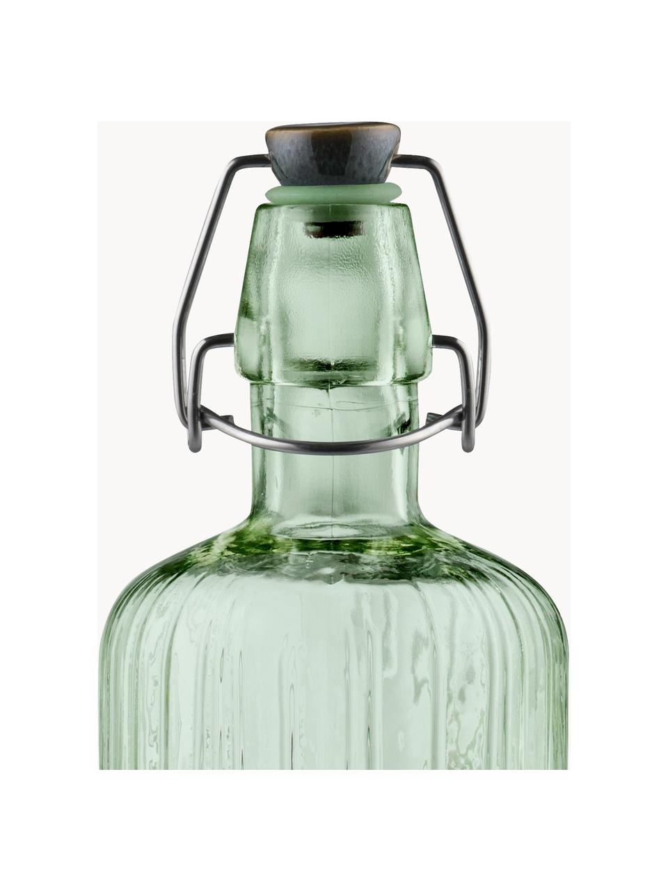 Glazen fles Kusintha, 1,2 L, Glas, Groen, 1.2 L