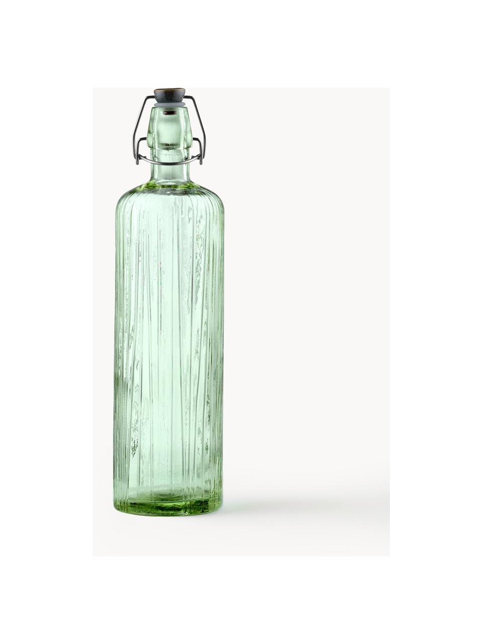 Glasflasche Kusintha, 1.2 L, Glas, Grün, 1.2 L