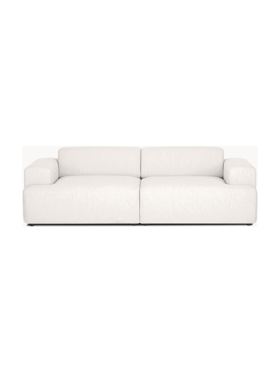 Sofa Melva (3-Sitzer), Bezug: 100% Polyester Der hochwe, Gestell: Massives Kiefernholz, Spa, Webstoff Greige, B 238 x T 101 cm