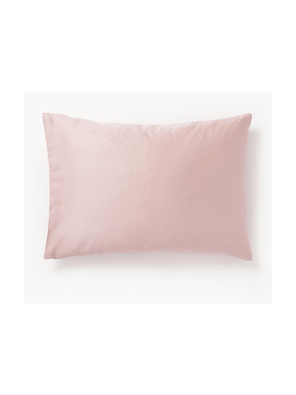 Funda de almohada de satén Comfort, Rosa palo, An 50 x L 70 cm